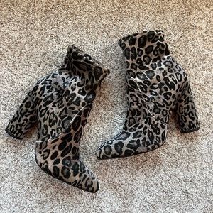 Leopard Booties